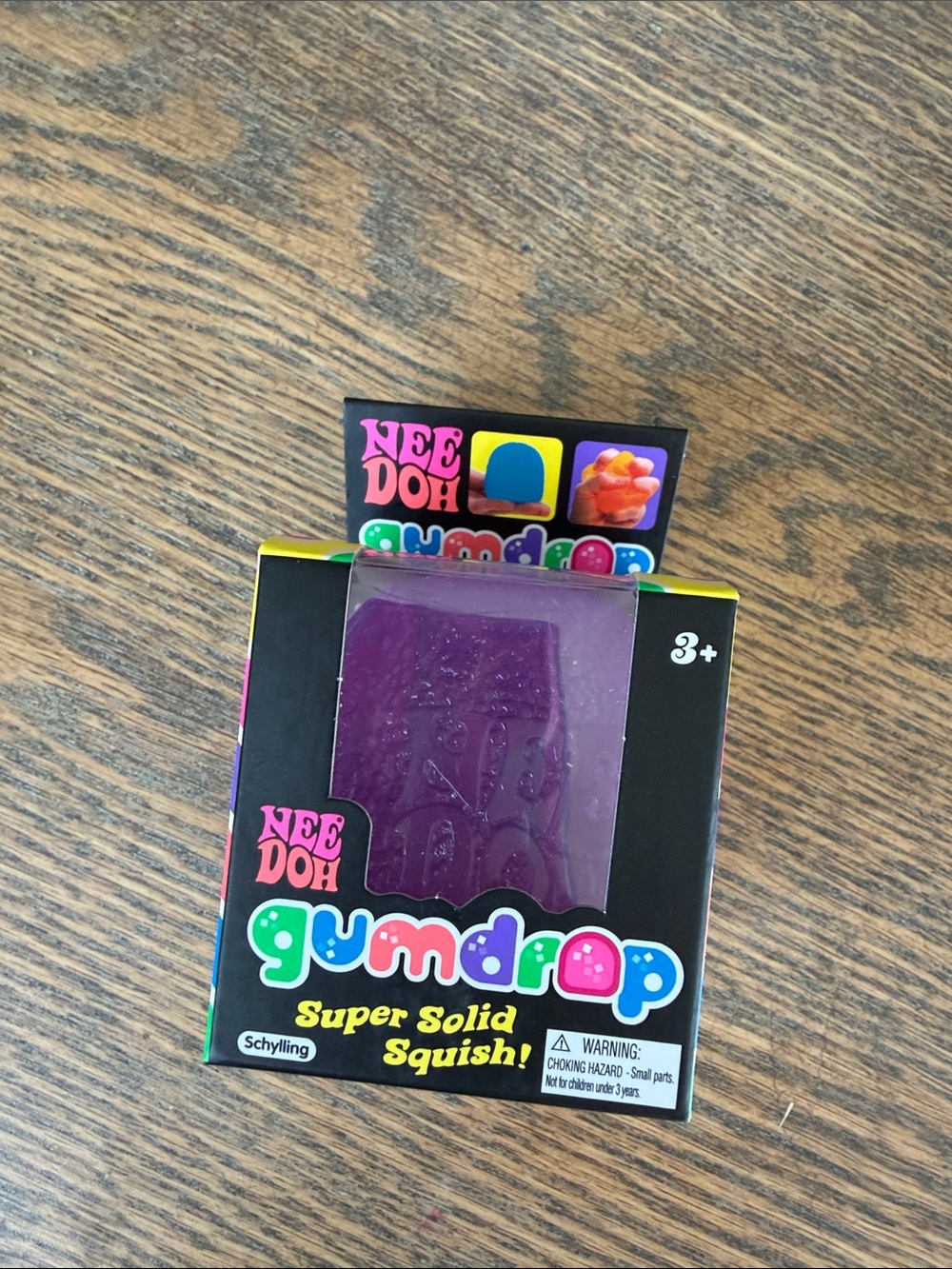 AUTHENTIC NeeDoh Gumdrop Purple